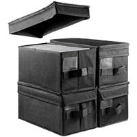 DVD Storage Box 35x16x15.5cm CD Storage Boxes Container Holds 30 CDs in Full Jewel Cases 60 CDs in Slim Cases and 165 Discs in CD Sleeves Protective Disc Organizer Carrying Case