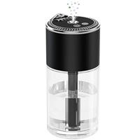 Essential Oil Diffuser, Car Air Fragrance Freshener, Aromatherapy Diffusers for Home Large Room, Bedroom, Car, Office, Desk with Starry Sky Light 250ml Capacity (Black)