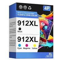 Gureef 604XL Ink Cartridges Replacement for Epson 604 Ink Cartridge Multipack for Epson XP2200 ink cartridges Expression Home XP-2205 XP-3200 XP-3205 XP-4200 XP-4205 Workforce WF-2930 WF-2935 (4 Pack)