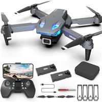 T25 Mini Drone with Camera for Kids/Adults, 1080P HD Foldable RC Quadcopter for Beginner, Kids Present Toys for Boys Girls w/2 Batteries
