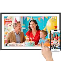 Digital Photo Frame Digital Calendar Smart Touchscreen Interactive Display 32GB Memory Wall -Mounted Share Photos and Videos via App from Anywhere