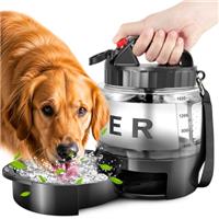 Portable Dog Water Bottle Bowl - Travel Water Bowl Dispenser for Dogs