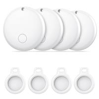 Smart Tracker Tags-2 Pack for Android (NOT iOS or Huawei), Bluetooth Tracker Works with Google's Find My Device App, IP68 Waterproof, Replaceable Battery, Item Finder for Luggage, Backpack, Key