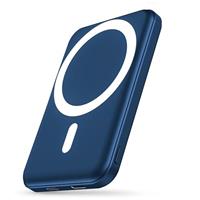 Podoru for Magsafe Power Bank, 5000mAh Magnetic Powerbank with Type-C Cable 20W PD Fast Charging Input Wireless Portable Charger for iPhone 16/15/14/13/12/Pro/Pro Max