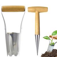 Set of 2 Bulb Planter Tool, Bibber for Planting Bulbs with H