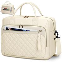 RAINSMORE 17 Inch Laptop Bags for Women Large Laptop Case Messenger Bag Work Bags for Women 17.3 Inch Teacher Bag Computer Bag Laptop Briefcase for Business Office Travel College