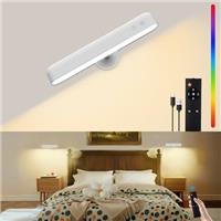 Speclux Rechargeable Wall Sconces LED Wall Lights Touch and Control with 7500mAh Battery Lamp for Bedroom