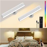 Speclux Rechargeable Wall Sconces LED Wall Lights Touch and Control with 7500mAh Battery Lamp for Bedroom