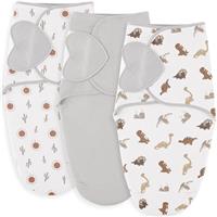 Susurration Swaddles for Newborns - Baby Sleeping Bag, Tearble Silent Hook&Loop, 3 Pack Breathable and durable unisex Swaddle Sleep Sack, Improve Sleep & Calms Startle Reflex