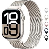 Milanese Loop Compatible with Apple Watch Straps 38/40/41/42/44/45/46/49mm, Premium Stainless Steel Patented Strap (Patent No. 6331052) for Women Men iWatch Series 10 9 8 7 6 5 4 3 SE2 SE Ultra2 Ultra