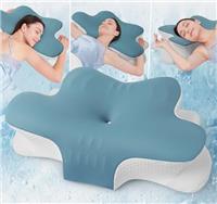Cervical Memory Foam Pillow for Neck and Shoulder Pain - Adjustable Orthopedic Pillow with Armrest Design - Ergonomic Bed Pillow with Washable Cover for Side, Back & Stomach Sleepers - 100-Night Trial