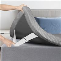 Frideko Memory Foam Mattress Topper 7cm Thick Mattress Topper for Back Pain Relief, Removable Washable Cover