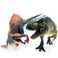 BIROHOSR Realistic 15" Large Tyrannosaurus Rex & Spinosaurus Dinosaur Action Figures with Movable Jaws Gift for Birthdays, Collectibles, Cake Toppers, Party Decor & Room Decor for Kids Ages 3-12