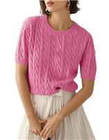 LACOZY Womens Summer Tops Vintage Short Sleeve Summer Ladies