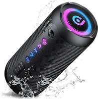 taopodo Portable Bluetooth Speaker with 30W Stereo Sound, 3 EQ Mode & 3 RGB lights, IPX7 Waterproof, 30H Playtime, TWS Wireless Pairing, Outdoor Speaker for Home, Outdoors and Hiking