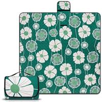 homchen Picnic Blanket, 200 x 200 cm Large Picnic Mat Machine Washable Foldable and Portable for Beach, Park, Camping, Outdoor, Party