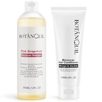 Sulphate Free Hair Shampoo and Conditioner Set Argan Oil & Shea Butter Moisturizing Formula for Men & Women Strengthens, Hydrates & Color Safe 355ml Shampoo & 236ml Conditioner