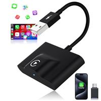 Wireless CarPlay Adapter, 2025 Upgrade Plug & Play CarPlay Wireless adapter Convert Wired to Wireless CarPlay- Fast Auto Connect - Compatible with iPhone iOS 10+ & Cars with Wired CarPlay from 2016