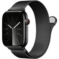 Patented Milanese Loop Compatible with Apple Watch Straps 46mm 38mm 40mm 41mm 42mm 44mm 45mm 49mm for Women Men, Magnetic Bands for iWatch Strap Series 10 9 8 7 6 5 4 3 SE2 SE Ultra2 Ultra