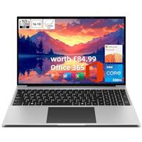 jumper Laptop, 16 inch Full HD Display Laptops, 1920x1200 Pixel IPS screen, 4GB RAM 128GB Storage, 5305U Processor, 38Wh Battery, USB3.0, Office 365 1-Year Subscription, for student and Bussiness