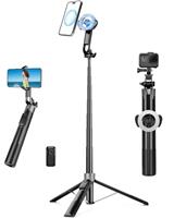 Victiv Magnetic Selfie Stick Tripod for iPhone, 70" Tall Pho
