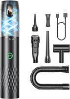SEALIGHT Car Vacuum Portable Cordless, Handheld Cordless with High Power, Type-C Charging, 2 Suction Modes, Up to 40 Mins Runtime, Small Mini Vacuum for Car, Pet, Home