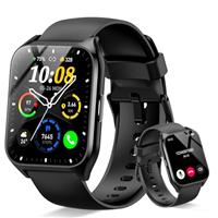 Smart Watch for Men Women Answer/Make Call, 2025 HD Screen 1.85" Fitness Watch, Sleep Monitor/Step Counter/Heart Rate, 110+ Sports Activity Tracker, IP68 Waterproof Smartwatch for Android iOS Blue