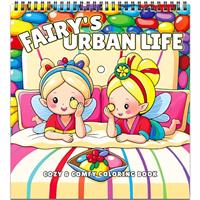FUN LAVIE Cozy Colouring Books for Adults Relaxation Cute Colouring Book for Teens Stress Relief and Mindfulness