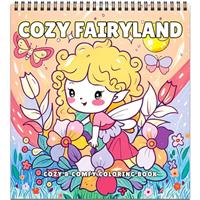 FUN LAVIE Cozy Colouring Books for Adults Relaxation Cute Colouring Book for Teens Stress Relief and Mindfulness