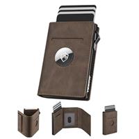 YESIIW Wallet, Mens Card Holder with RFID Blocking Wallets for Men, Credit Card Holders Money Saving Wallet Metal