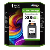 PG-545 545XL Black Ink Cartridge Remanufactured for Canon 545 545XL Ink Cartridges Black PG545XL PG-545XL for Canon Pixma TS3150 TS3300 MG3050 TR4550 TS3350 MG2950 TR4551 TS3100 printer(1 Black)
