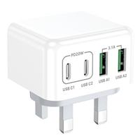 USB C Plug, 40W USB C Charger Fast Charger Plug UK Charging for iPhone 16 15 14 13 12 11 Pro Max Plus XS XR, iPad, Samsung Galaxy, USBC Fast Charge Power Adapter PD 3.0 Quick Wall Plug