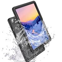 TECHGEAR Waterproof Case for Samsung Galaxy Tab A9 Plus (SM-X210 / SM-X215) [Poseidon Case] Slim Rugged Armour Shockproof Waterproof Case with Built-in Screen Protector + Stand & Strap