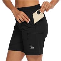 donhobo Women's Walking Hiking Shorts, Ladies Summer Cargo Shorts Lightweight Quick Dry Outdoor Casual Stretch Shorts Trousers