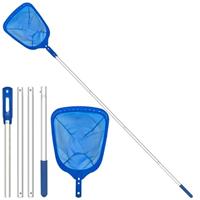 DWTECH Swimming Pool Skimmer Net - 2025 Upgrade Leaf Rake Net Hot Tub Skimmer Net for Fast Cleaning Ponds, Hot Tub, Spas, Pool Cleaner Supplies