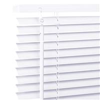 Ev Dekor PVC Venetian Blinds for Windows PVC Curtains Trimmable Shades Home Kitchen Windows Treatment Shutters 25mm Slats Complete Child Safe Fittings - Window Venetian Blind