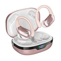 Wireless Earbuds, Bluetooth Headphones, Ear Buds with 80hr Playtime, LED Power Display, Noise Canceling, LED Power Display, IPX7 Waterproof Earphones for Gym/Workout/Sport