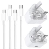 Samsung Fast Charge Plug, Samsung USB C Charger Plug UK Type C Charging Plug USBC for Galaxy S25/S24 Ultra/S23/S22/S21 FE/S20/A16/A15/A14/A13/A12/A32/A33/A34/A35/A52S/A53/A54/A55/A05S/A20E