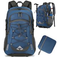 IGOLUMON Hiking Backpack 40L Lightweight Foldable Backpack for Men Women Durable Water Resistant Daypack Rucksack for Camping Cycling Climbing Walking Mountaineer Outdoor Sports