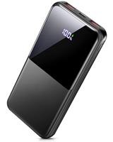 Power Bank 10000mAh, 22.5W PowerBank 3A USB C Input & Output with LED Display, Portable Charger Fast Charging, Battery Pack Type C