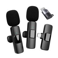 Qhot Wireless Microphone for iPhone, iPad,Lavalier Microphone for Podcast Microphone,ASMR,