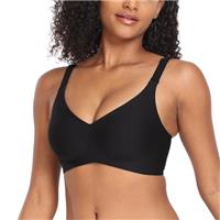 TMYIOYC CURLADY Womens Seamless Bras, No Underwire Supportive Wireless Push Up Bra, Full Coverage Bralette, Comfort T-Shirt Bra, Wireless Everyday Tshirt Bras