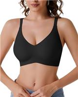 TMYIOYC CURLADY Womens Seamless Bras, No Underwire Supportive Wireless Push Up Bra, Full Coverage Bralette, Comfort T-Shirt Bra, Wireless Everyday Tshirt Bras