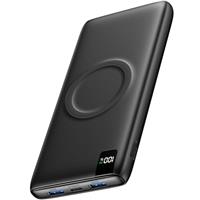 Virelek Wireless Power Bank 27000mAh - 20W Fast Charging Portable Charger PD3.0 QC4.0 USB C - 15W Wireless Charging Battery Pack - Battery Bank for iPhone 16/15/14/13 & Android