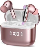 AI Language Translator Earbuds, 3-in-1 Bluetooth 5.3 Translation Earbuds with 164 Real Time Languages/6 Translation Modes, AI Headphones with ENC Mic and APP
