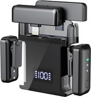 voijump Wireless Microphones, Metal UHF Dual Handheld Dynamic Mic System,Microfonos Inalambricos with Rechargeable Receiver,200ft Range,for Karaoke, Speech, Wedding, Church, PA System,Singing Machine