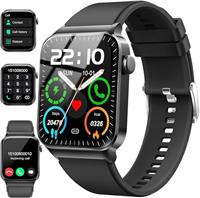 Smart Watch for Men Women 2025, 1.96" HD Watch with Make/Answer Call, IP68 Waterproof Smartwatch with 110+ Sports, Fitness Tracker, SpO2 Heart Rate Sleep Monitor, Activity Trackers for Android/iOS