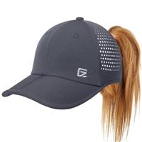 GADIEMKENSD Women's Sport Hat with Large Ponytail Hole, Performance Ponytail Hat Running Baseball Cap, Foldable Unstructured Design, Lightweight, Breathable, Ear-Friendly