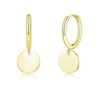 Loutade Silver Hoop Earrings for Women, 925 Sterling Silver Drop Dangle Earrings with Cubic Zircon, Hypoallergenic Lightweight Sleeper Hanging Huggie Ear Hoops, Trendy Jewelry Gifts for Women Girls