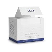 Disposable Face Towels, Clean Towels XL, 100% USDA Biobased Face Towel, Dry Wipes for Women Sensitive Skin Cleansing, Skincare and Makeup Remover, 10"12" Extra Large Soft Faces Towe, 50 Ct /1 Pack